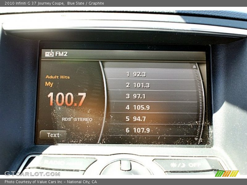 Blue Slate / Graphite 2010 Infiniti G 37 Journey Coupe