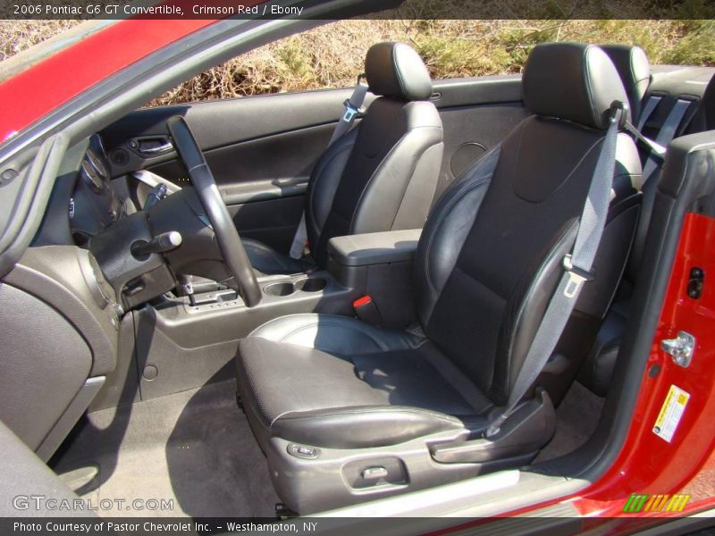 Crimson Red / Ebony 2006 Pontiac G6 GT Convertible