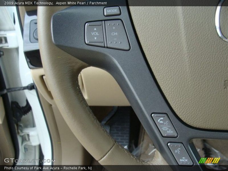 Aspen White Pearl / Parchment 2009 Acura MDX Technology