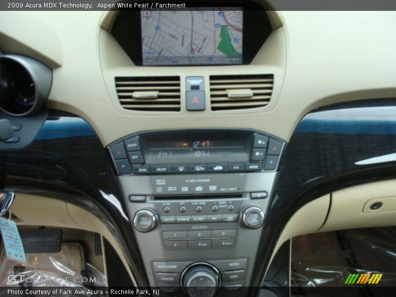 Aspen White Pearl / Parchment 2009 Acura MDX Technology