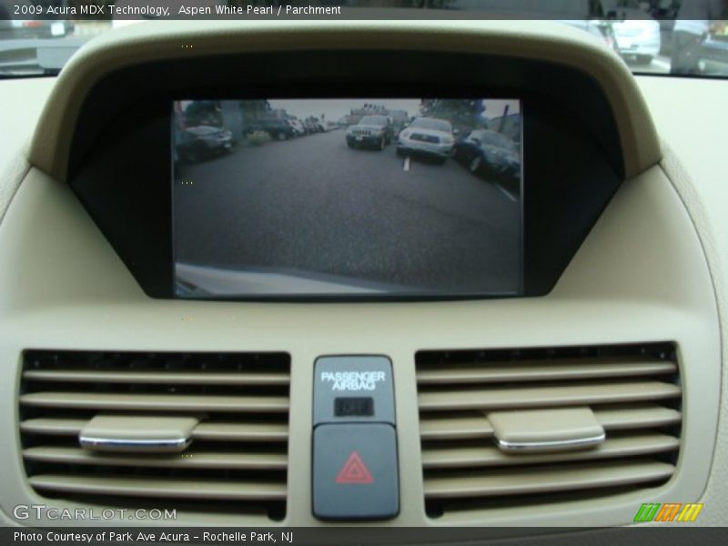 Aspen White Pearl / Parchment 2009 Acura MDX Technology