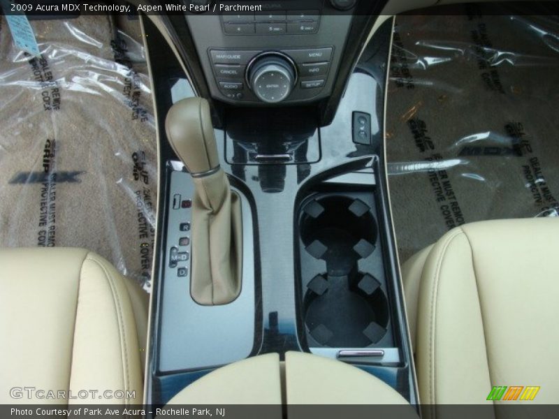 Aspen White Pearl / Parchment 2009 Acura MDX Technology