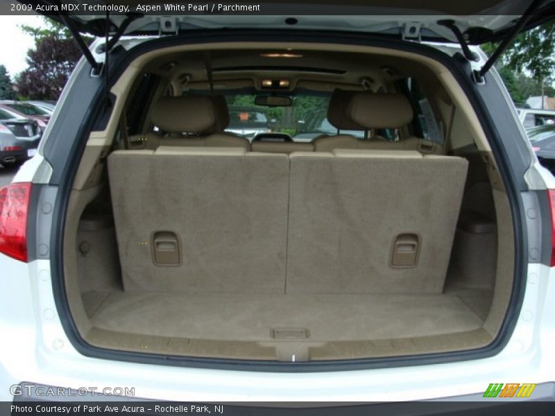 Aspen White Pearl / Parchment 2009 Acura MDX Technology