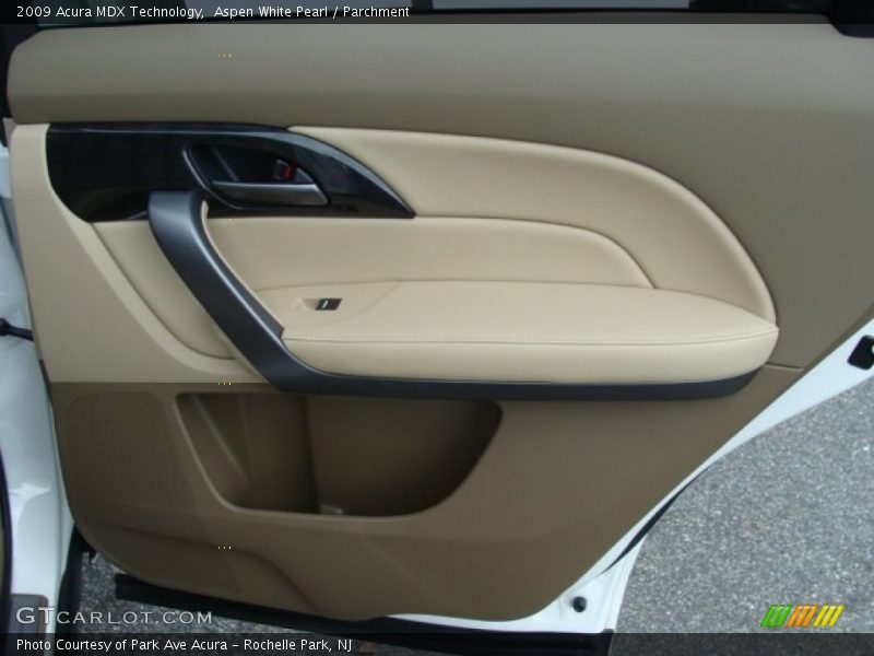 Aspen White Pearl / Parchment 2009 Acura MDX Technology