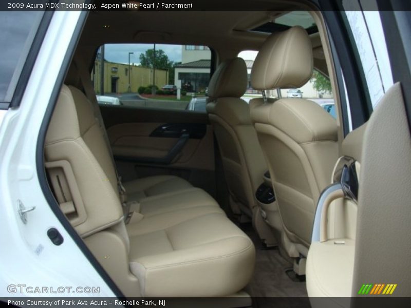 Aspen White Pearl / Parchment 2009 Acura MDX Technology
