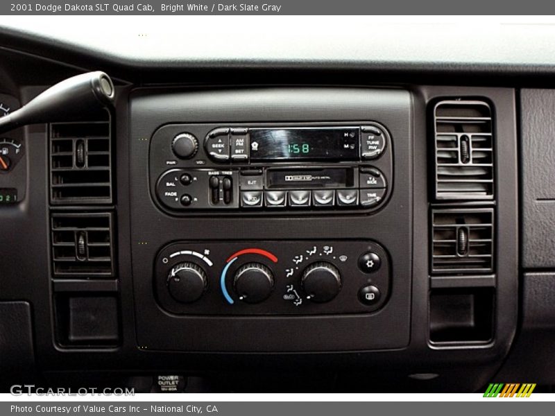 Controls of 2001 Dakota SLT Quad Cab