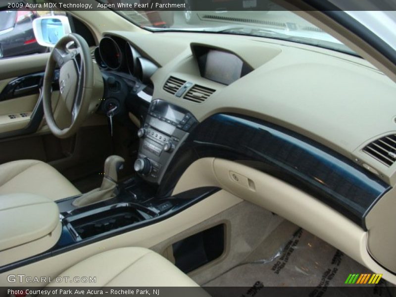 Aspen White Pearl / Parchment 2009 Acura MDX Technology
