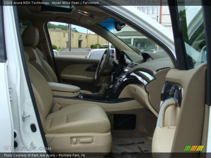 Aspen White Pearl / Parchment 2009 Acura MDX Technology