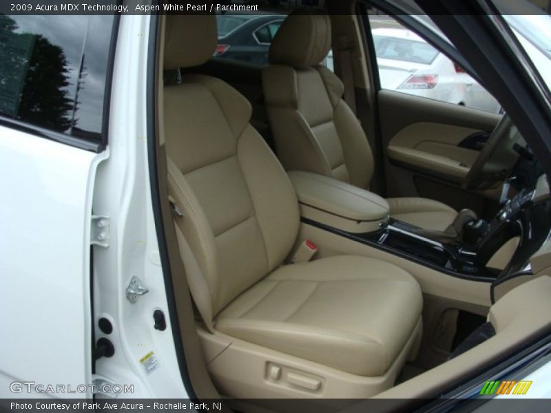 Aspen White Pearl / Parchment 2009 Acura MDX Technology