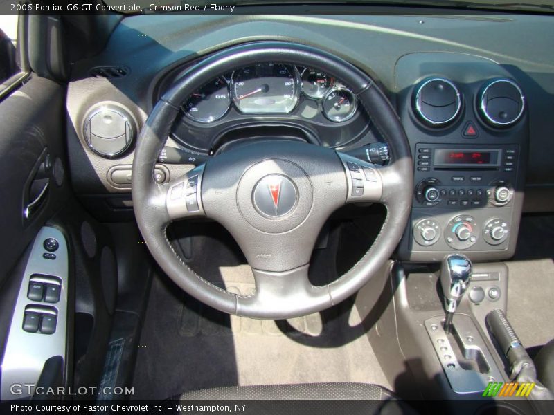 Crimson Red / Ebony 2006 Pontiac G6 GT Convertible