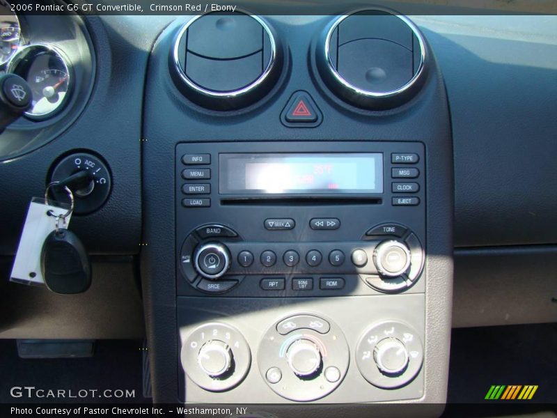 Crimson Red / Ebony 2006 Pontiac G6 GT Convertible