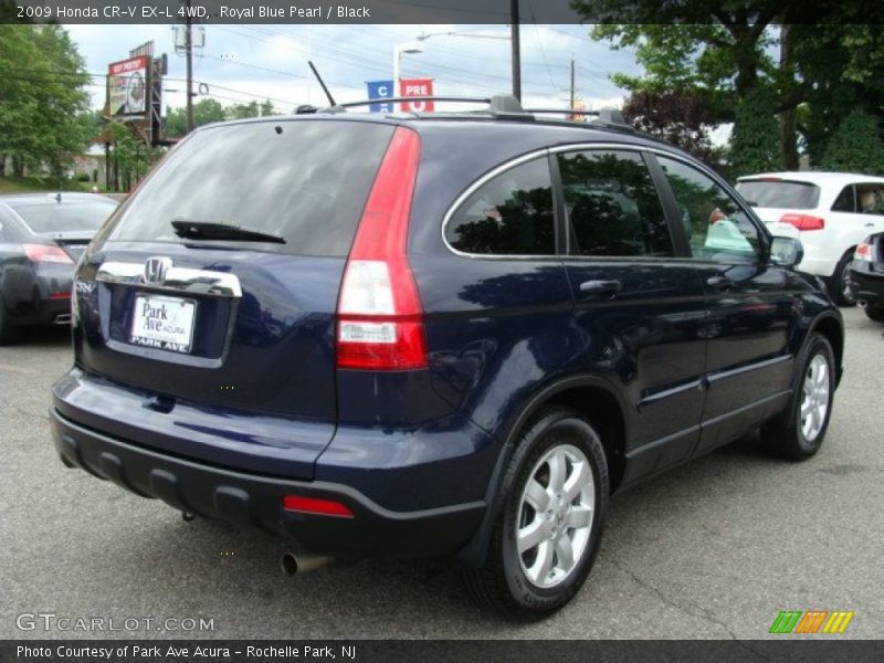 Royal Blue Pearl / Black 2009 Honda CR-V EX-L 4WD