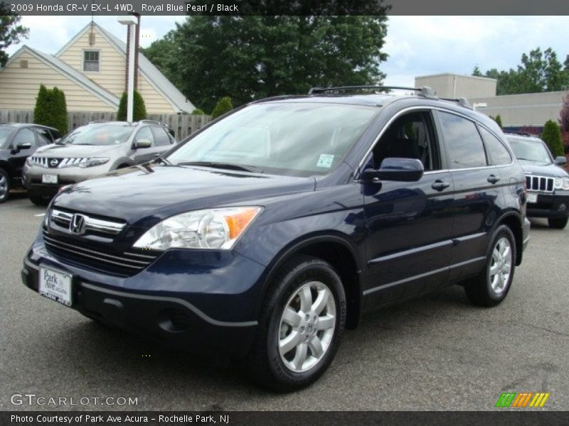 Royal Blue Pearl / Black 2009 Honda CR-V EX-L 4WD