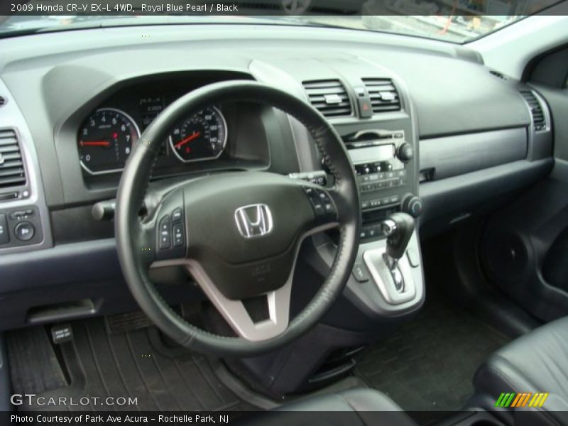 Royal Blue Pearl / Black 2009 Honda CR-V EX-L 4WD