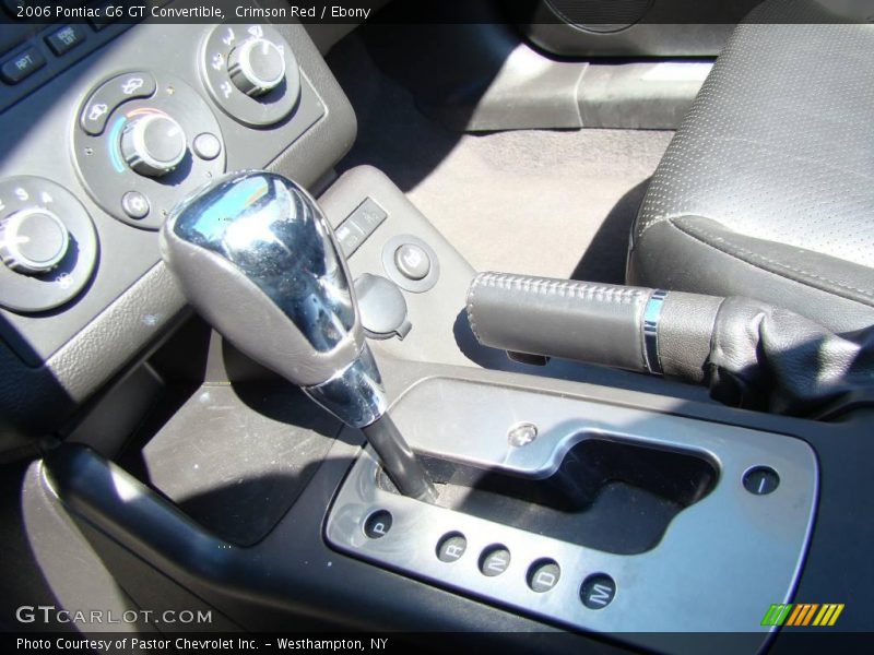 Crimson Red / Ebony 2006 Pontiac G6 GT Convertible
