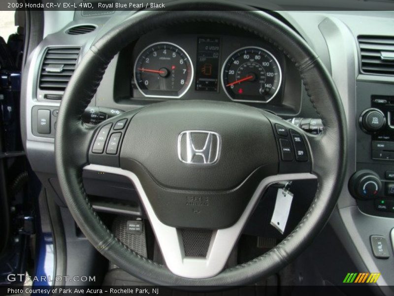 Royal Blue Pearl / Black 2009 Honda CR-V EX-L 4WD