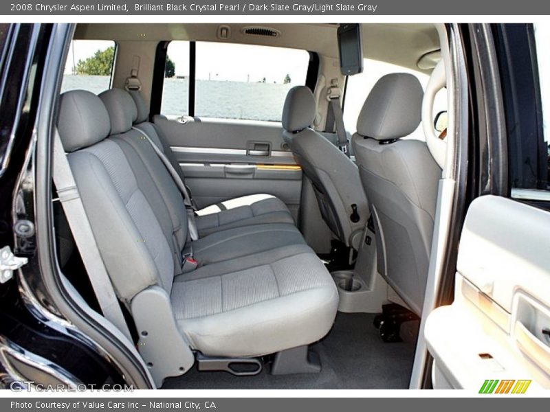 Brilliant Black Crystal Pearl / Dark Slate Gray/Light Slate Gray 2008 Chrysler Aspen Limited