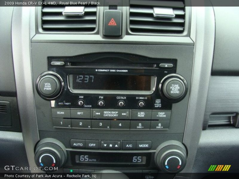 Royal Blue Pearl / Black 2009 Honda CR-V EX-L 4WD