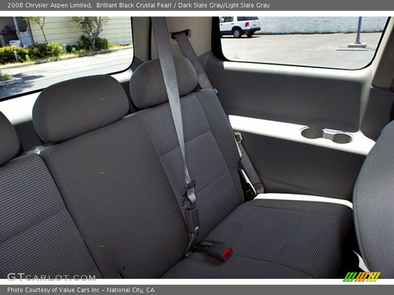 Brilliant Black Crystal Pearl / Dark Slate Gray/Light Slate Gray 2008 Chrysler Aspen Limited