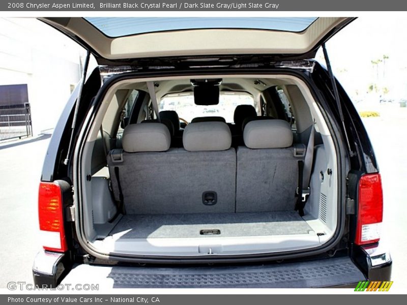 Brilliant Black Crystal Pearl / Dark Slate Gray/Light Slate Gray 2008 Chrysler Aspen Limited
