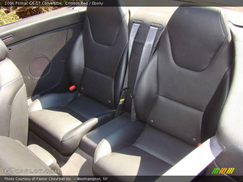 Crimson Red / Ebony 2006 Pontiac G6 GT Convertible