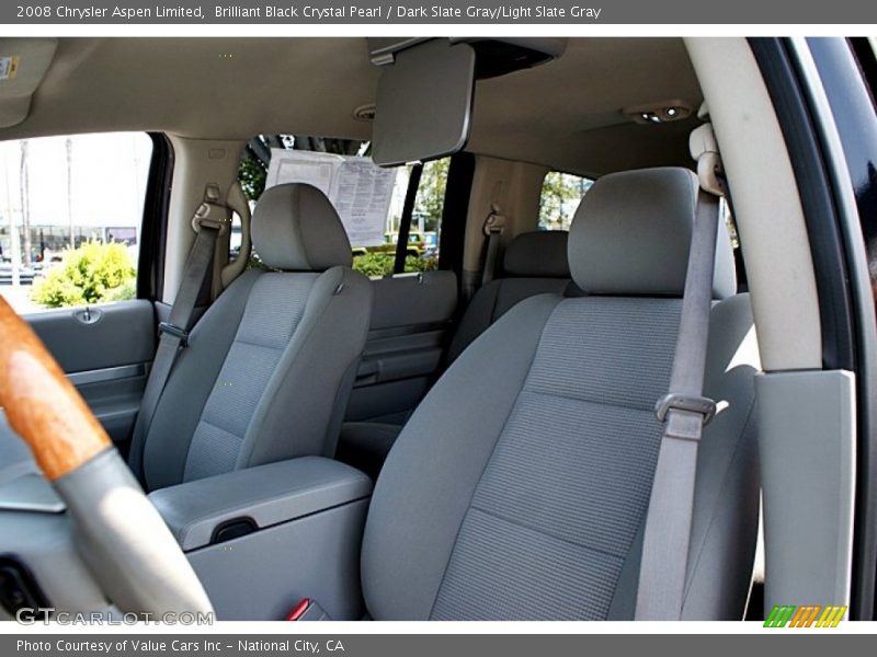 Brilliant Black Crystal Pearl / Dark Slate Gray/Light Slate Gray 2008 Chrysler Aspen Limited
