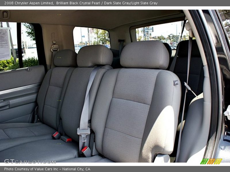 Brilliant Black Crystal Pearl / Dark Slate Gray/Light Slate Gray 2008 Chrysler Aspen Limited