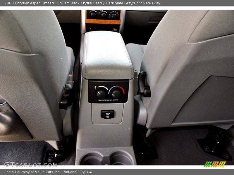 Brilliant Black Crystal Pearl / Dark Slate Gray/Light Slate Gray 2008 Chrysler Aspen Limited
