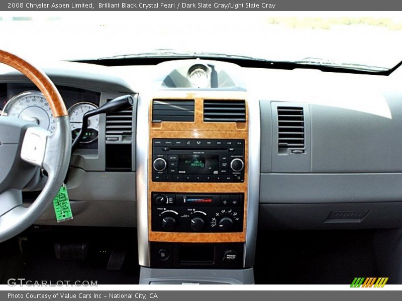 Brilliant Black Crystal Pearl / Dark Slate Gray/Light Slate Gray 2008 Chrysler Aspen Limited