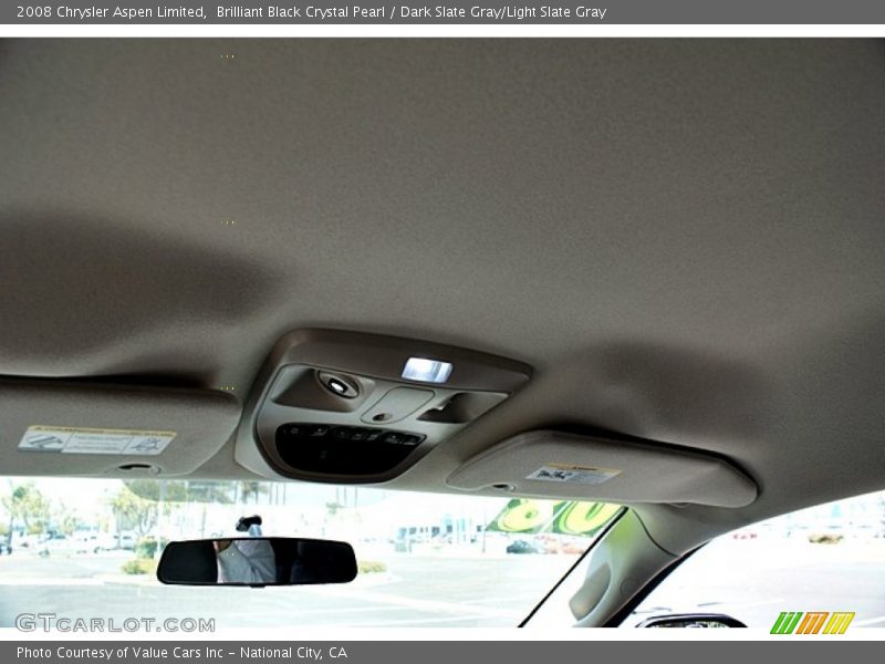 Brilliant Black Crystal Pearl / Dark Slate Gray/Light Slate Gray 2008 Chrysler Aspen Limited