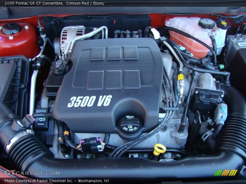 Crimson Red / Ebony 2006 Pontiac G6 GT Convertible