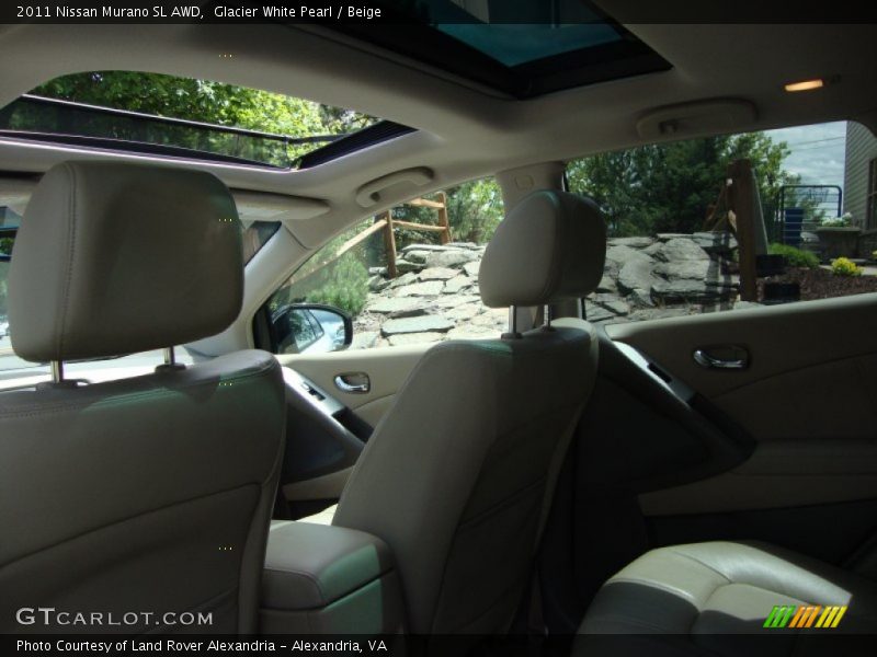 Glacier White Pearl / Beige 2011 Nissan Murano SL AWD