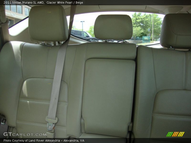 Glacier White Pearl / Beige 2011 Nissan Murano SL AWD