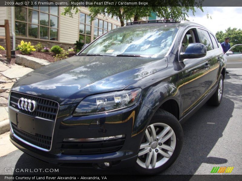 Mugello Blue Pearl Effect / Cardamom Beige 2009 Audi Q7 3.6 Premium quattro