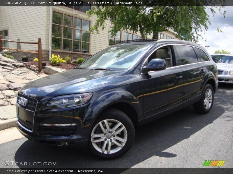 Mugello Blue Pearl Effect / Cardamom Beige 2009 Audi Q7 3.6 Premium quattro