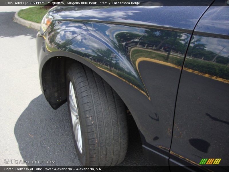 Mugello Blue Pearl Effect / Cardamom Beige 2009 Audi Q7 3.6 Premium quattro
