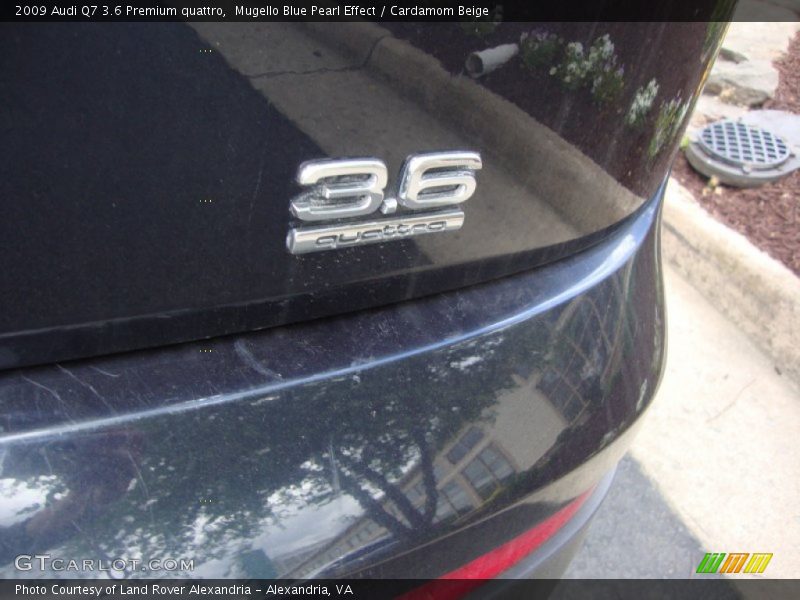 Mugello Blue Pearl Effect / Cardamom Beige 2009 Audi Q7 3.6 Premium quattro