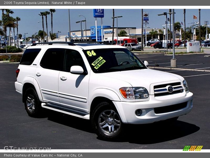 Natural White / Taupe 2006 Toyota Sequoia Limited