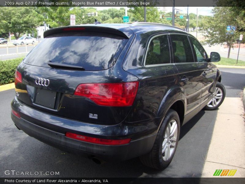 Mugello Blue Pearl Effect / Cardamom Beige 2009 Audi Q7 3.6 Premium quattro