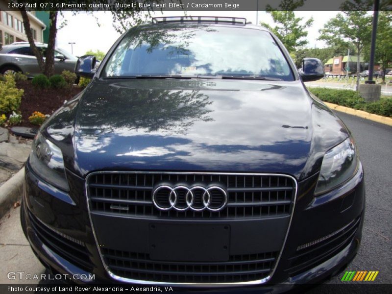 Mugello Blue Pearl Effect / Cardamom Beige 2009 Audi Q7 3.6 Premium quattro