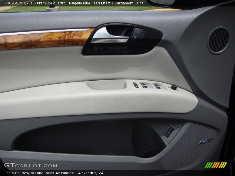 Mugello Blue Pearl Effect / Cardamom Beige 2009 Audi Q7 3.6 Premium quattro