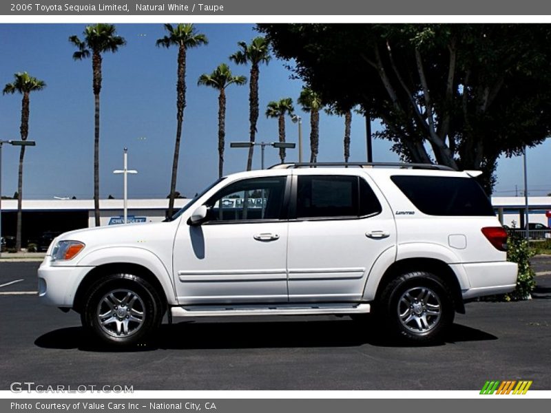 Natural White / Taupe 2006 Toyota Sequoia Limited
