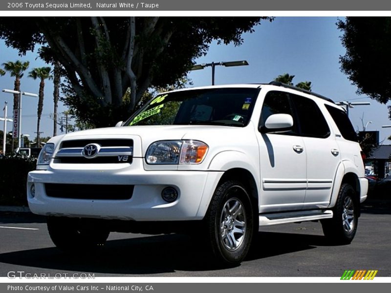 Natural White / Taupe 2006 Toyota Sequoia Limited