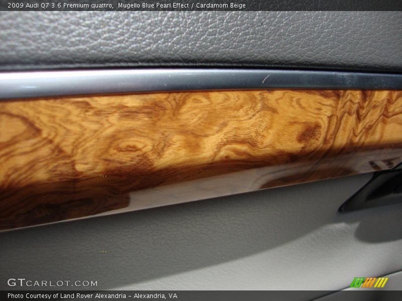 Mugello Blue Pearl Effect / Cardamom Beige 2009 Audi Q7 3.6 Premium quattro