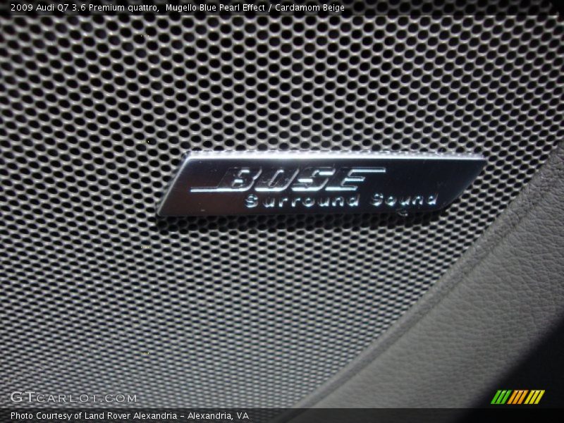 Mugello Blue Pearl Effect / Cardamom Beige 2009 Audi Q7 3.6 Premium quattro