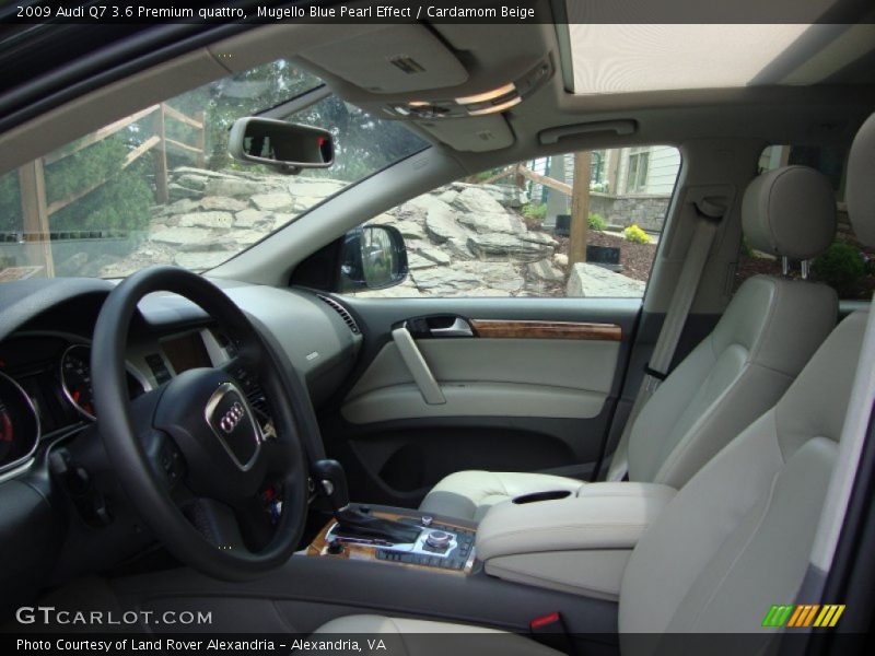 Mugello Blue Pearl Effect / Cardamom Beige 2009 Audi Q7 3.6 Premium quattro