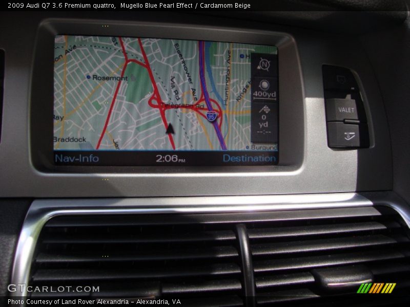 Mugello Blue Pearl Effect / Cardamom Beige 2009 Audi Q7 3.6 Premium quattro