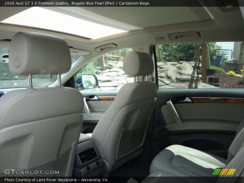 Mugello Blue Pearl Effect / Cardamom Beige 2009 Audi Q7 3.6 Premium quattro
