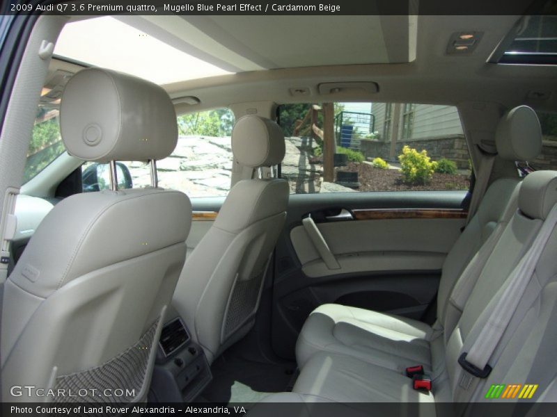 Mugello Blue Pearl Effect / Cardamom Beige 2009 Audi Q7 3.6 Premium quattro