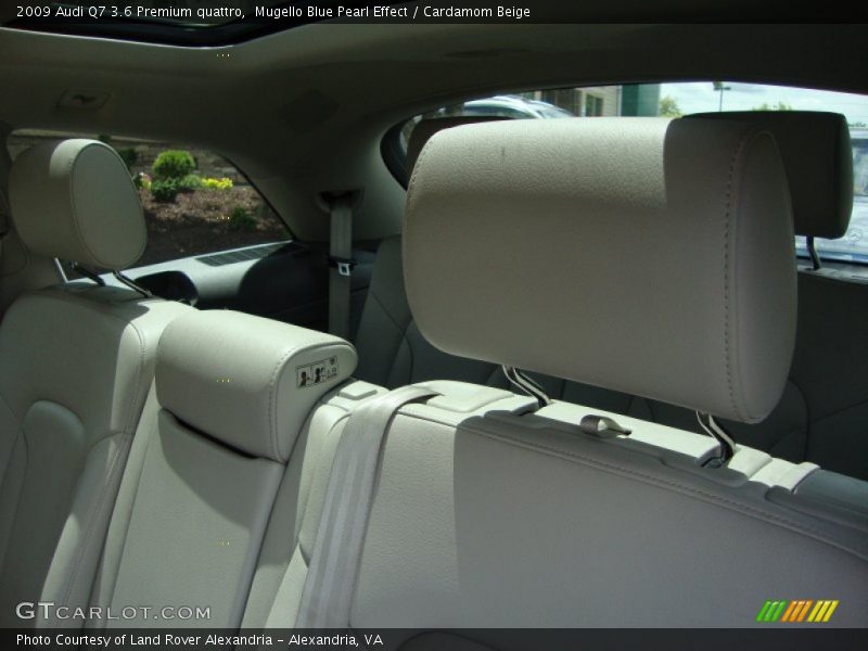 Mugello Blue Pearl Effect / Cardamom Beige 2009 Audi Q7 3.6 Premium quattro
